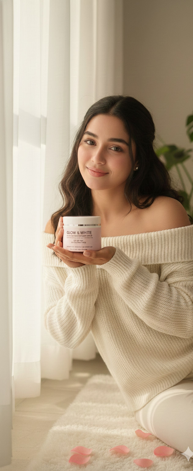 Glow & White Ultra Rich Whipped Body Cream  (Pack Of 1)